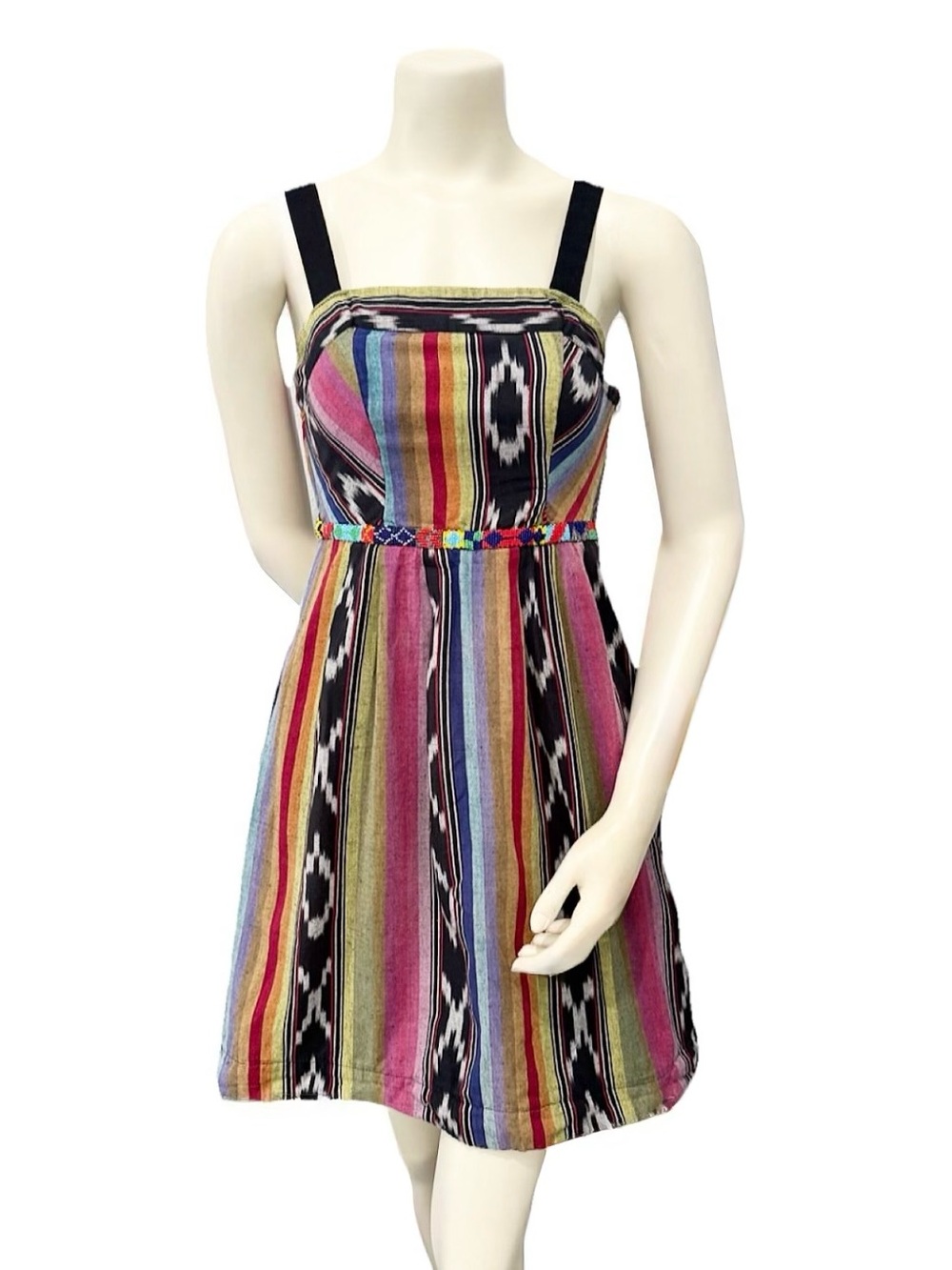 Anthropologie Edme & Esyllte Multicolor Boho Cotton Dress Size 4